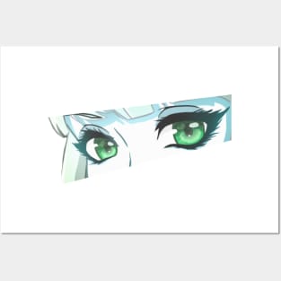 Anime eyes Posters and Art